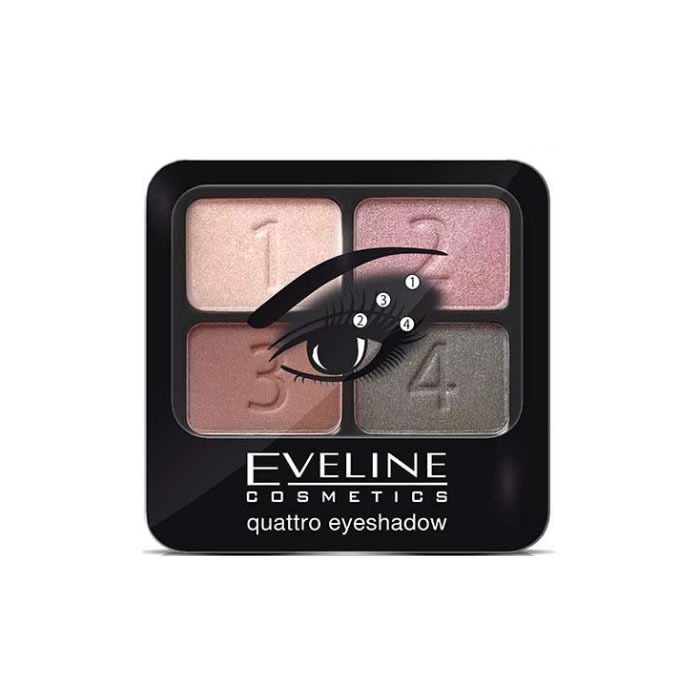 Image of Eveline Quattro Eyeshadow 02