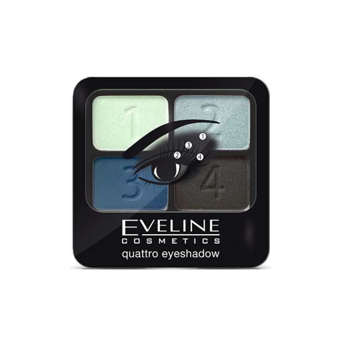 Image of Eveline Quattro Eyeshadow 01
