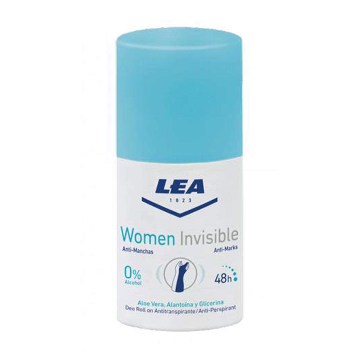 Image of Lea Women Invisible Aloe Vera Deodorante Roll-On 50ml