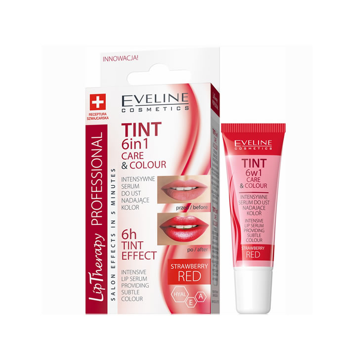 Image of Eveline Intensive Lip Serum Strawberry Red