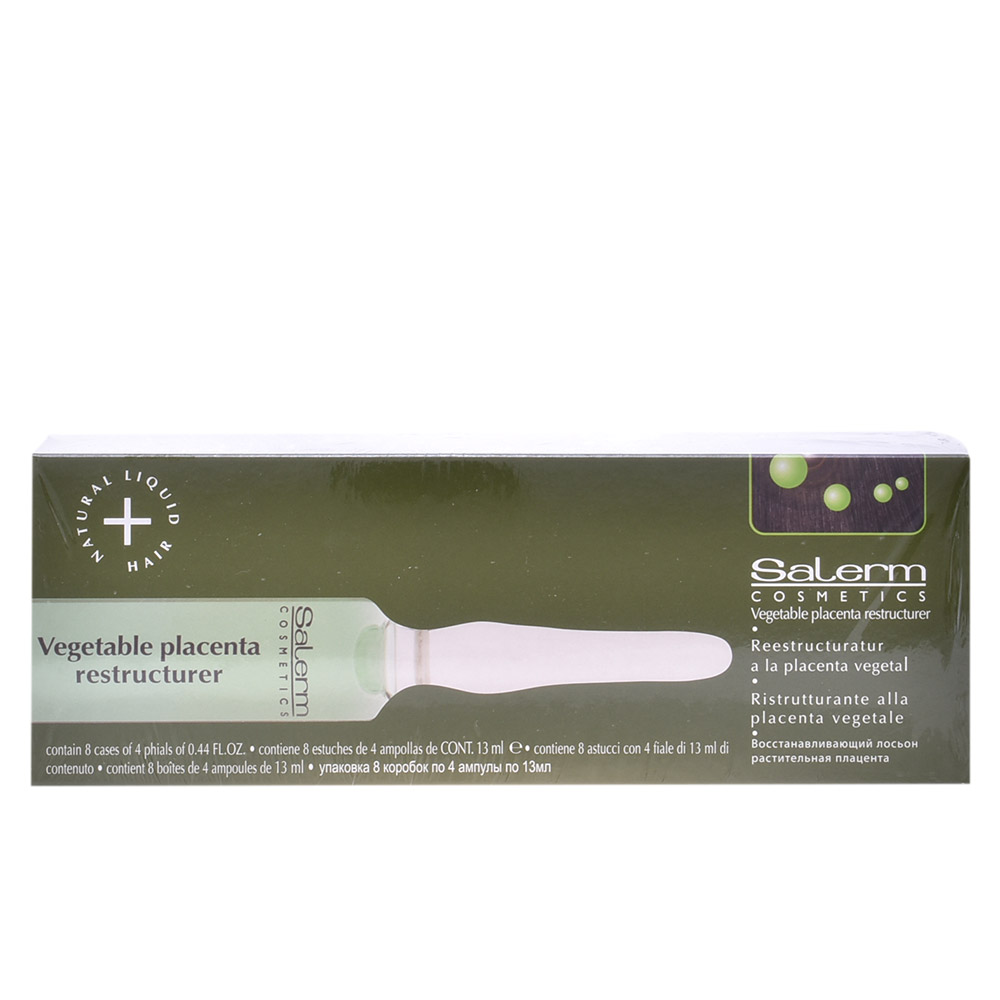 Image of Salerm Cosmetics Vegetable Placenta Restructurer 32x13ml033