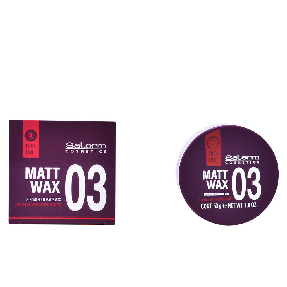 Image of Salerm Cosmetics Matt Wax Strong Hold Matte Cera 50g