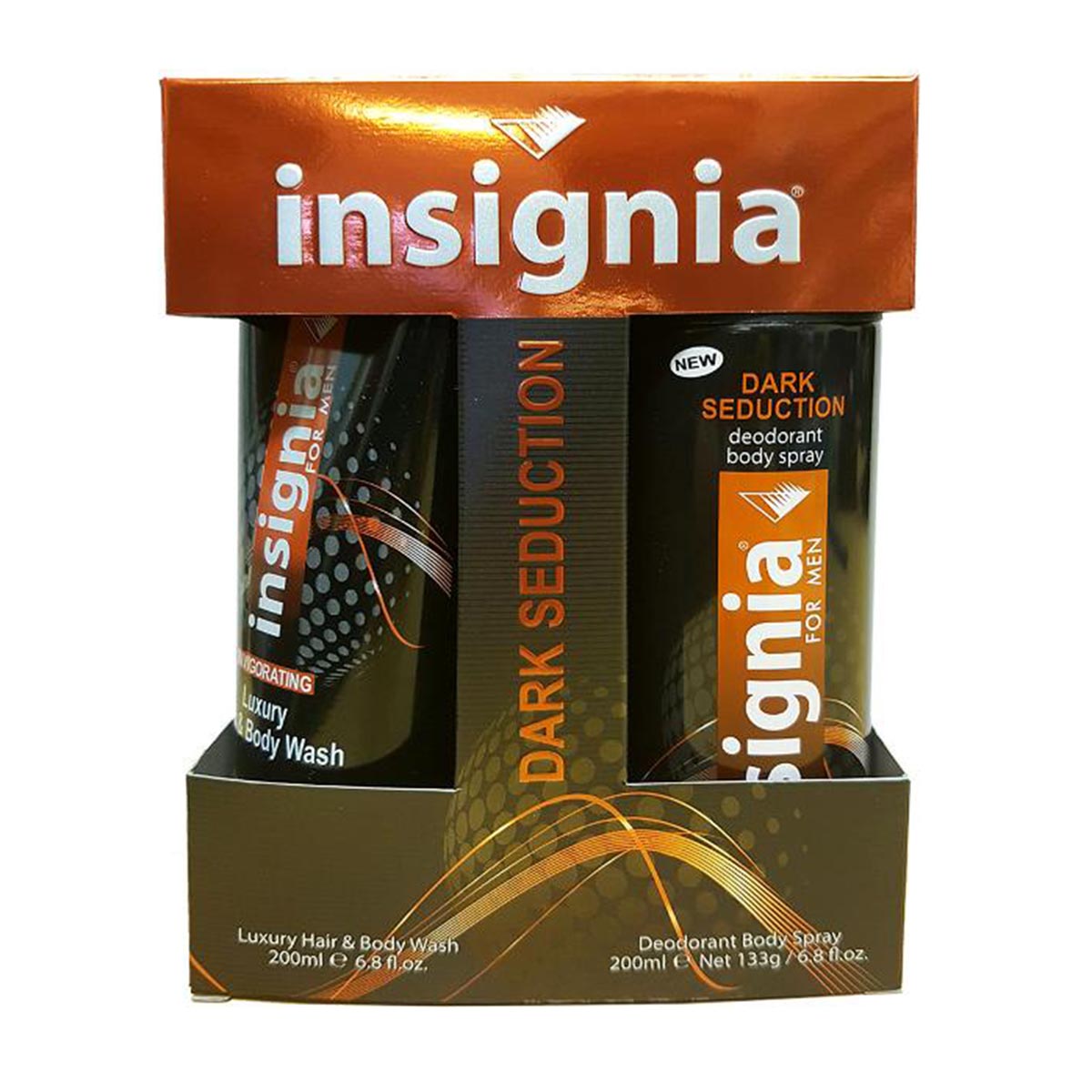 Image of Insignia For Men Dark Seduction Deodorante Spray 200ml Set 2 Parti033