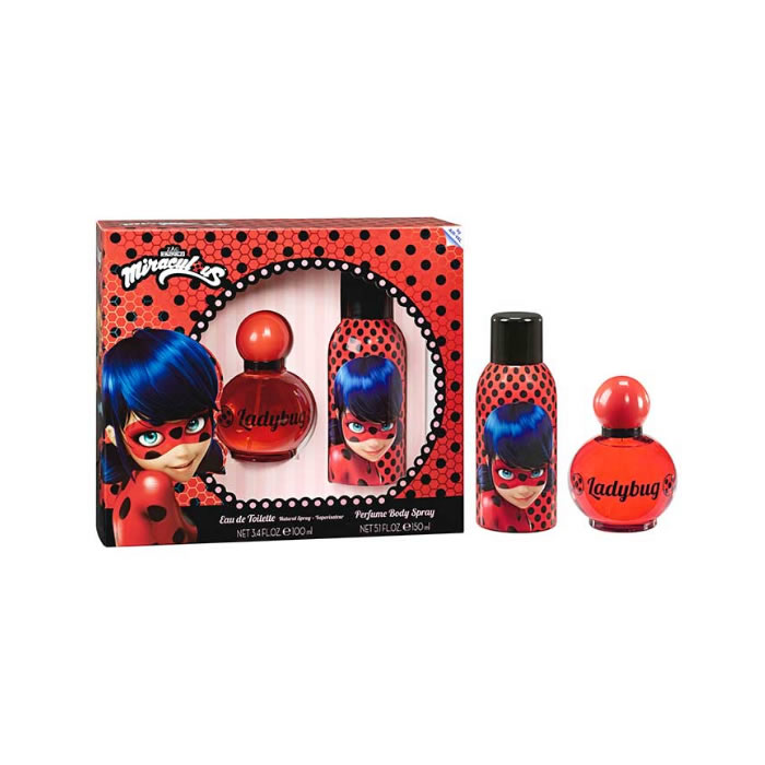 Cartoon Ladybug Estuche 100 ml Vaporizador + Perfume Body Spray 150 ml Set 2 Parti 2018