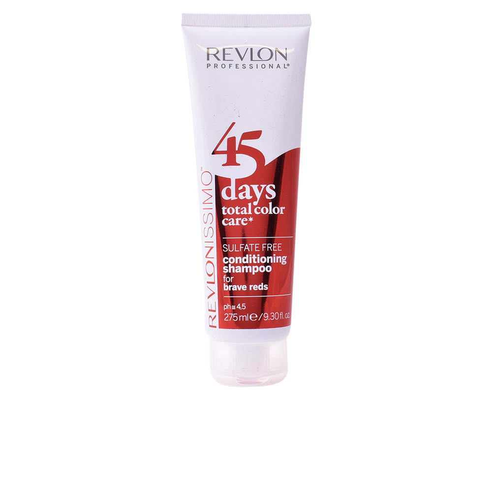 Image of Revlon Revlonissimo 45 Days Conditioning Shampoo Brave Reds 275ml