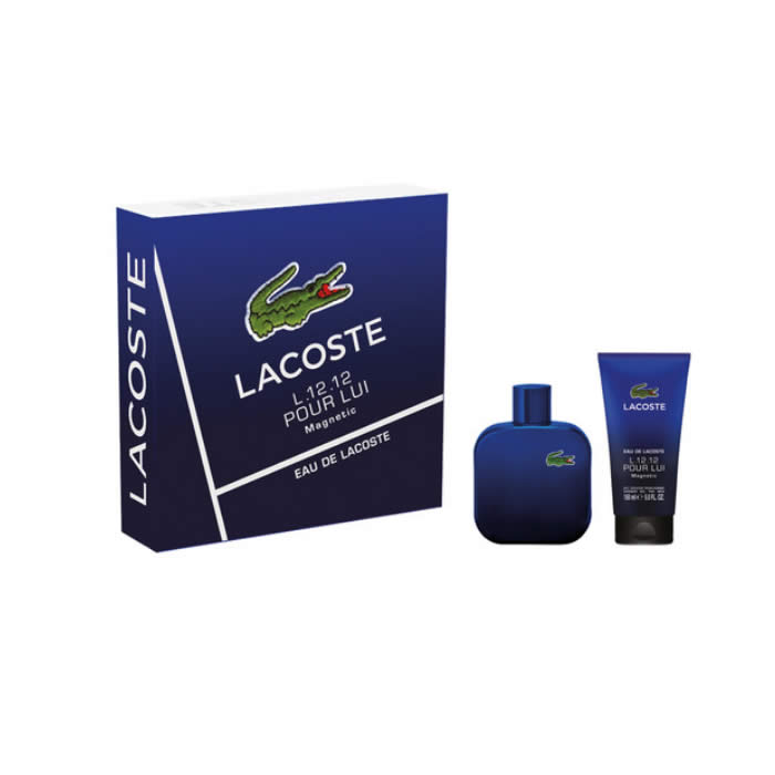 Image of Lacoste L.12.12 Magnetic Pour Lui Eau De Toilette Spray 100ml Set 2 Parti 2017