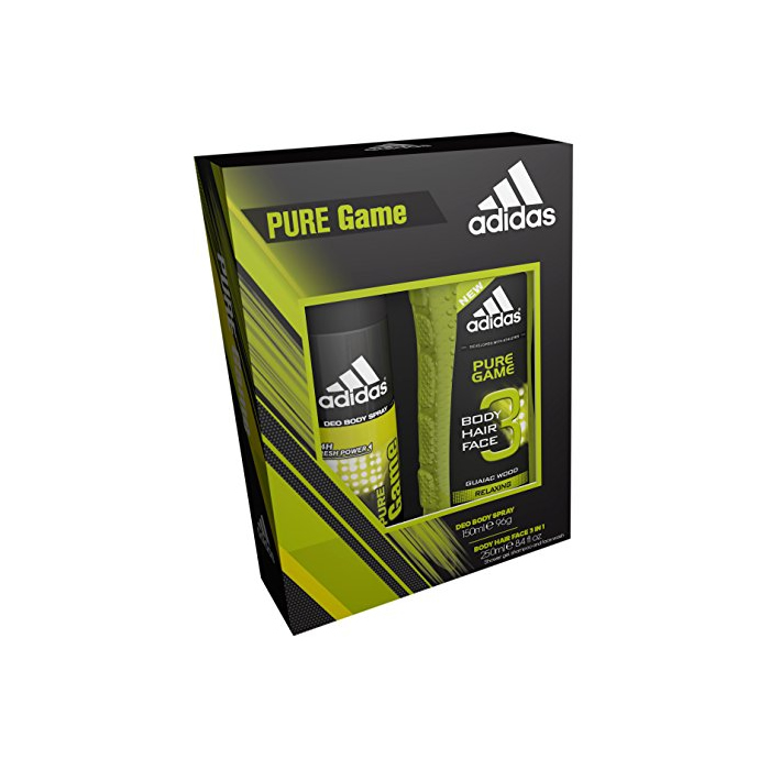 Image of Adidas Pure Game Body Hair Face 250ml Set 2 Parti 2018