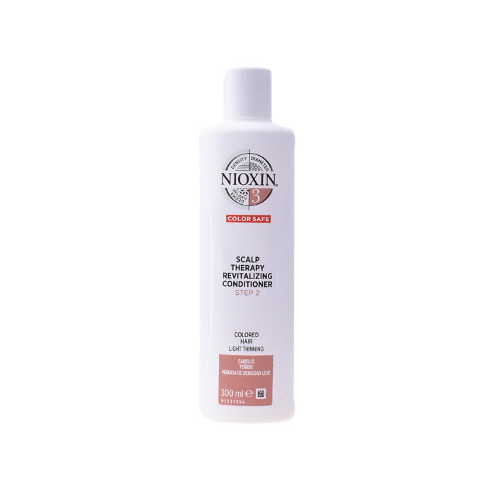 Image of Nioxin System 3 Conditioner Colored Hair Scalp Therapy Revitalizing Fine Hair 300ml