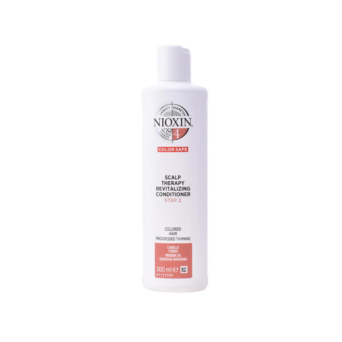 Image of Nioxin System 4 Conditioner Colored Hair Scalp Therapy Revitalizing Fine Hair 300ml