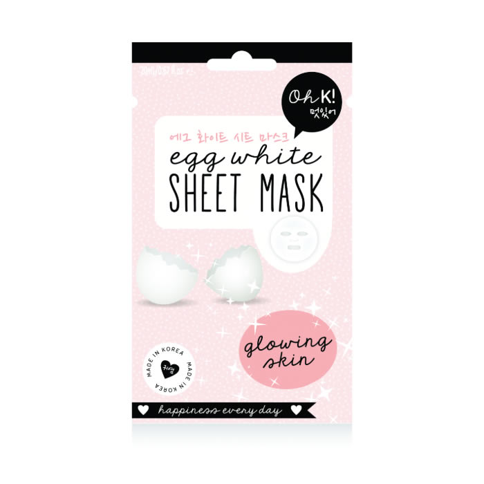 Image of Oh K! Sheet Face Mask Egg White Glowing Skin