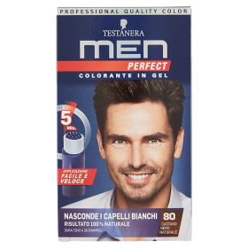 Image of MEN PERFECT 80 CASTANO NERO033