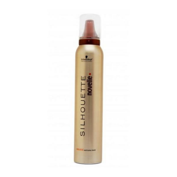 Image of Schwarzkopf Silhouette Novelle Extreme Hold Mousse 200ml