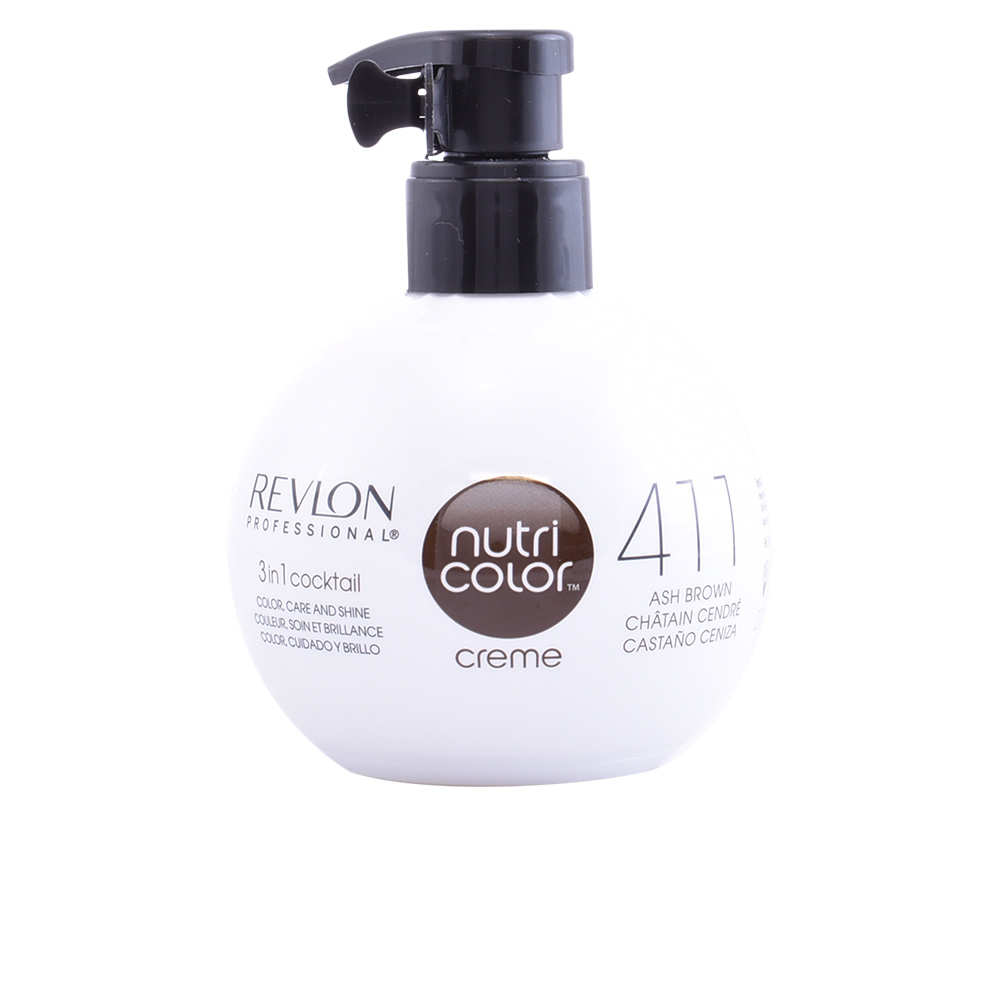 Image of Revlon Nutri Color Creme Free Ammonia 411 Ash Brown 270ml033