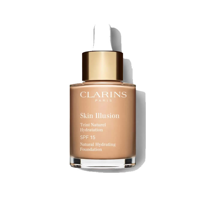 Image of Clarins Skin Illusion Natural Hydrating Foundation Spf15 108.3 Organza 30ml033