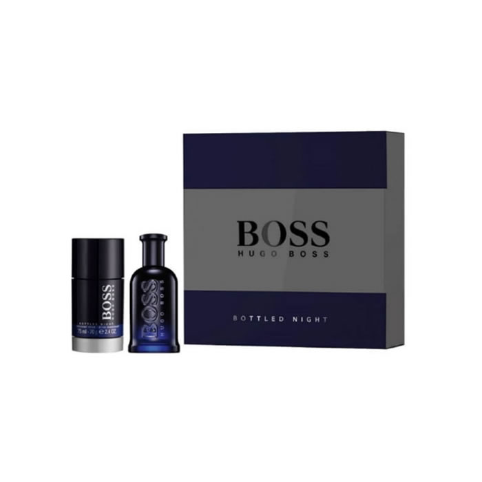 Image of Hugo Boss Boss Bottled Night Eau De Toilette Spray 100ml Set 2 Parti 2018