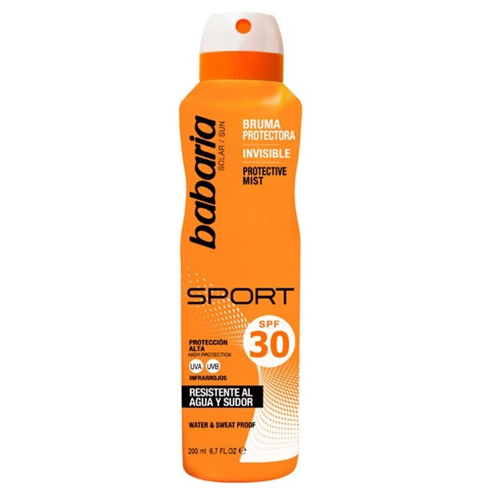 Image of Babaria Sport Invisible Protective Mist Spf30 Spray 200ml