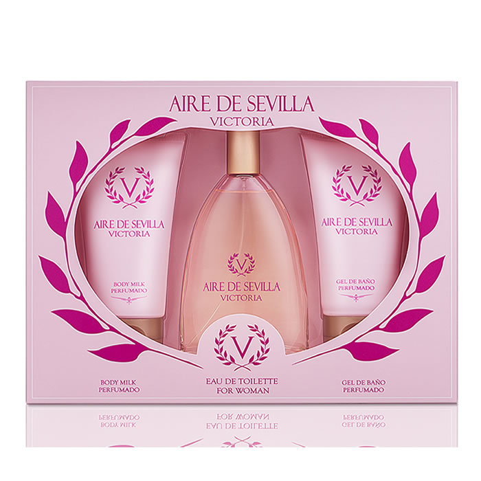 Image of Aire De Sevilla Victoria Eau De Toilette Spray 150ml Set 3 Parti 2019033