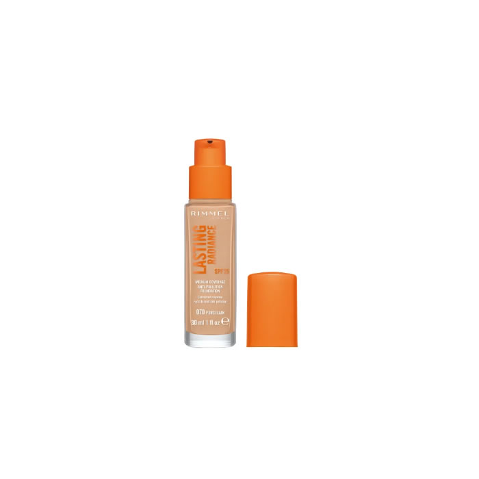 Image of Rimmel London Lasting Radiance Foundation Spf25 070 Porcelain 30ml033