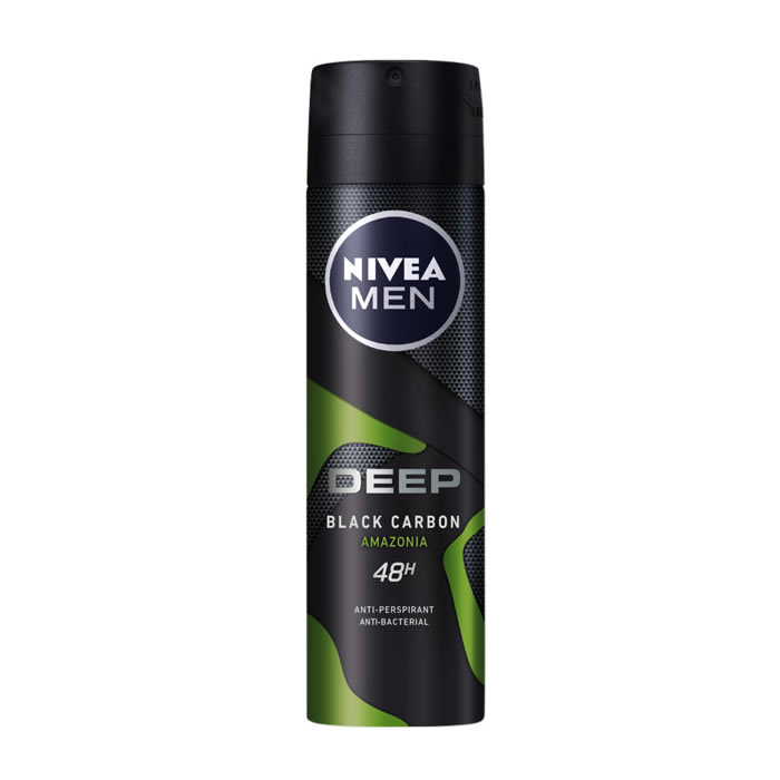 Image of Nivea Men Deep Black Carbon Amazonia Deodorant Spray 150ml