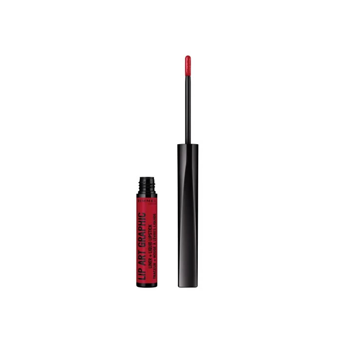 Image of Rimmel London Lip Art Graphic Liner&Liquid Lipstick 550 Cuff Me