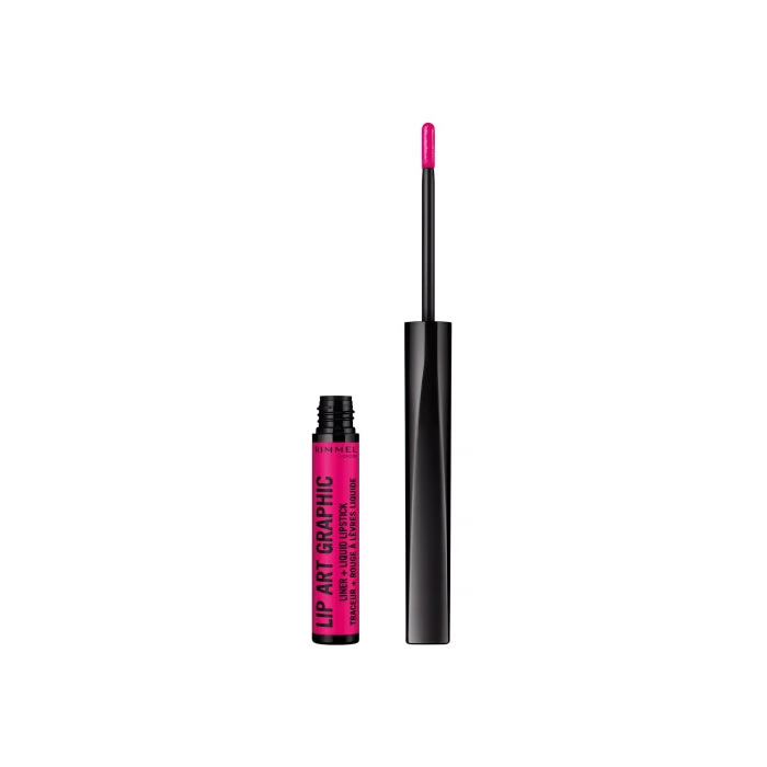 Image of Rimmel London Lip Art Graphic Liner&Liquid Lipstick 870 Own Your Power033