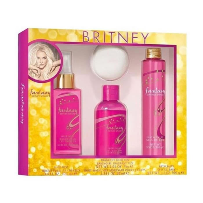 Image of Britney Spears Fantasy Mist Spray 100ml Set 4 Parti 2019033