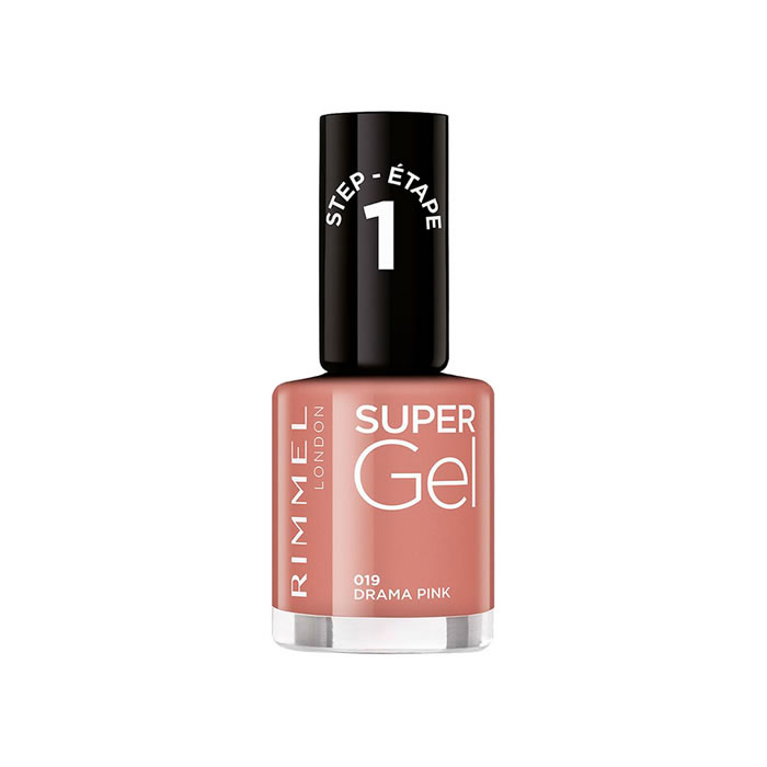 Image of Rimmel London Kate Super Gel Nail Polish 019 Drama Pink 12ml