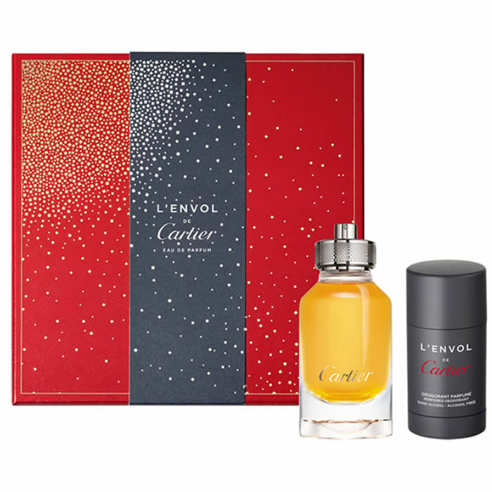 Image of Cartier L&#39;Envol De Cartier Eau De Parfum Spray 80ml Set 2 Parti 2018