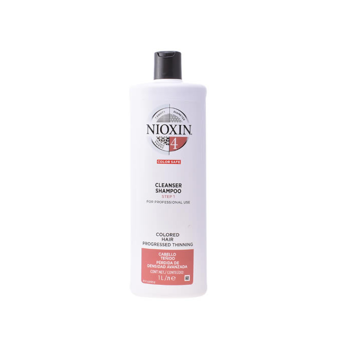 Image of Nioxin System 4 Shampoo Colored Hair Volumizing Very Weak Fine Hair 1000ml
