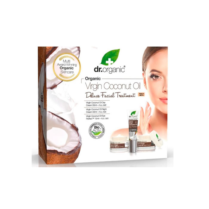 Image of Dr. Organic Virgin Coconut Deluxe Facial Treatment Set 2020033