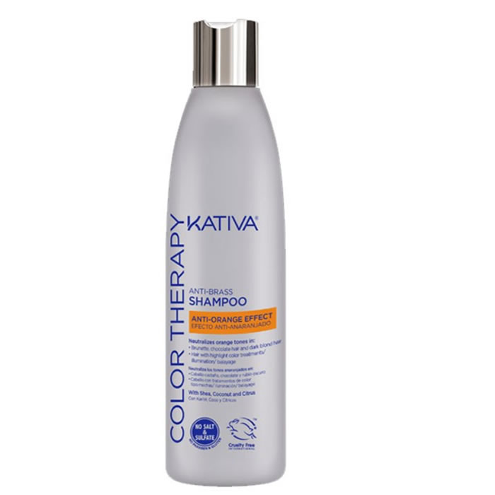 Image of Kativa Anti-Brass Anti-Orange Effect Shampoo 250ml