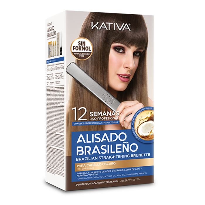 Image of Kativa Brazilian Straightening Brunette Set 6 Pieces 2020