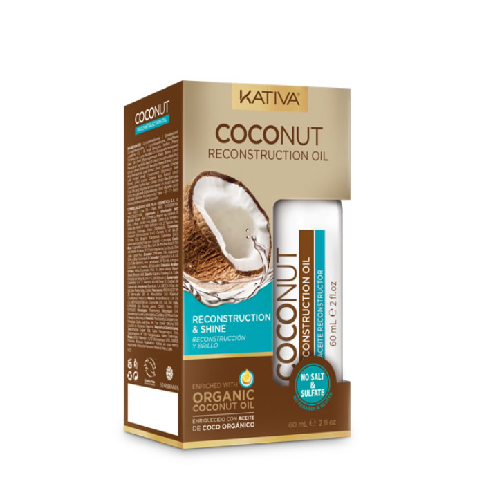 Image of Kativa Coconut Reconstruction Oil 60ml033