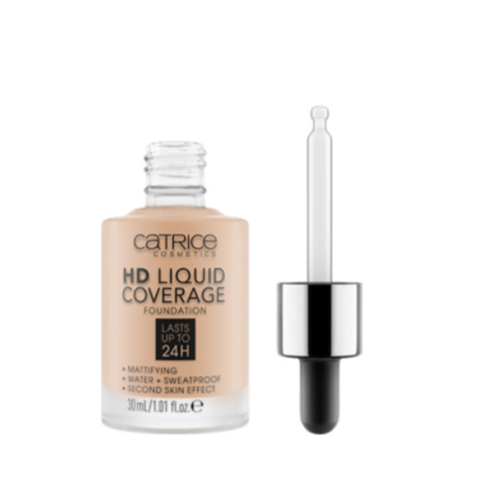 Image of Catrice Hd Liquid Coverage Foundation Lasts Up Tp 24h 030 Sand Beige 30ml033