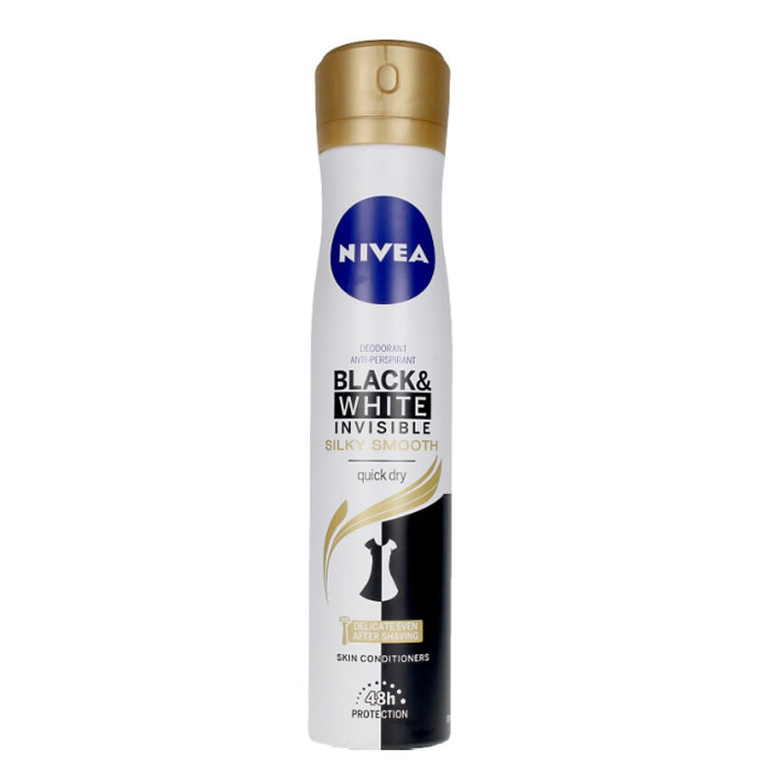 Image of Nivea Black And White Invisible Silky Deodorante Spray 200ml