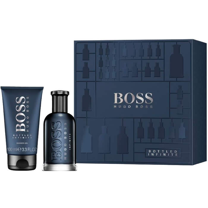 Image of Hugo Boss Infinite Eau De Toilette Spray 100ml Set 2 Parti2019033