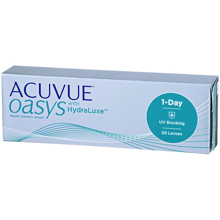 Image of Acuvue Oasys Hydraluxe Contact Lenses 1 Day Replacement -1.50 BC/8.5 30 Unità
