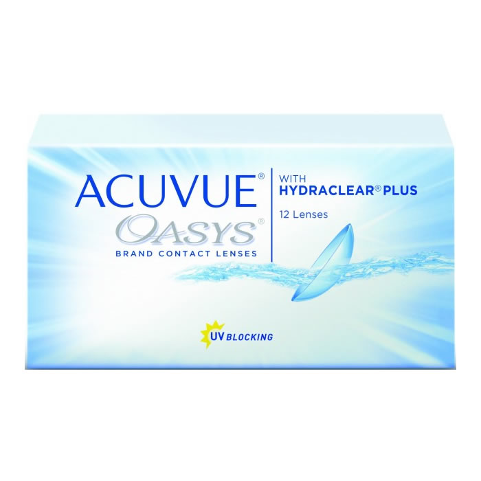 Image of Acuvue Oasys Hydraclear Contact Lenses 2 Weeks Replacement -2.00 BC/8.4 12 Unità