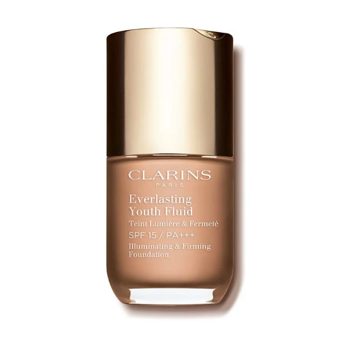 Image of Clarins Everlasting Youth Fluid Foundation Spf15 109 Wheat 30ml