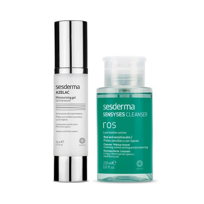 Image of Serderma Azelac Gel Idratante 50ml+ Sensyses Cleanser Ros 200ml033