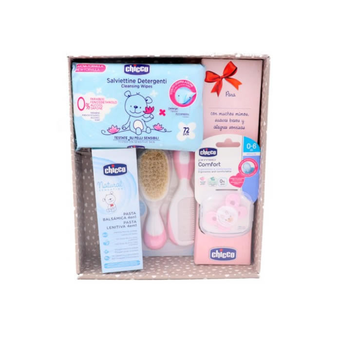 Image of Chicco Mis Primeras Sonrisas Rosa Set 4 Parti033