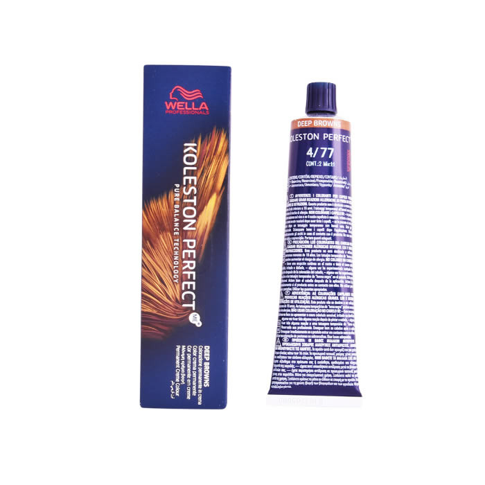 Image of Wella Koleston Perfect Me+ 4/77 Deep Browns 60ml033