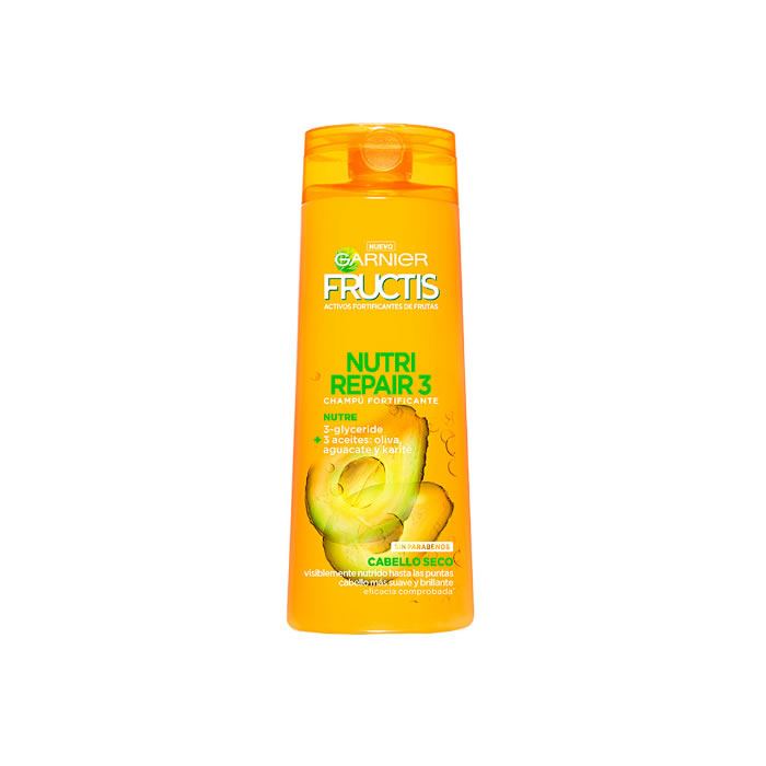 Image of Garnier Fructis Triple Nutrition Repair Shampoo Dry Hair 360ml