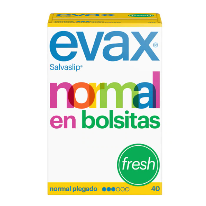 Image of Evax Fresh Fresh Pantyliners Small Bags 40 Unità