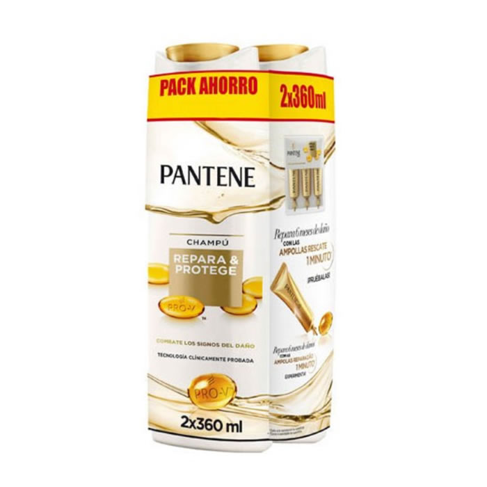 Image of Pantene Pro V Repair & Protect Shampoo 2x 360ml033