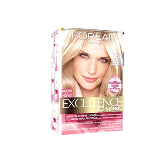 Image of Loreal Excellence Crème 03 Ultra Light Natural Blonde033