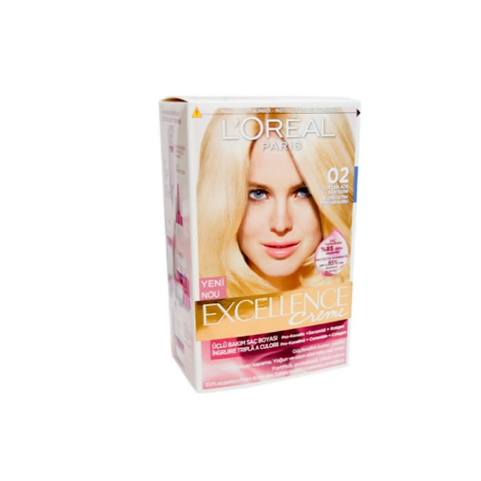 Image of Loreal Excellence Crème 02 Very Light oroen Blonde033