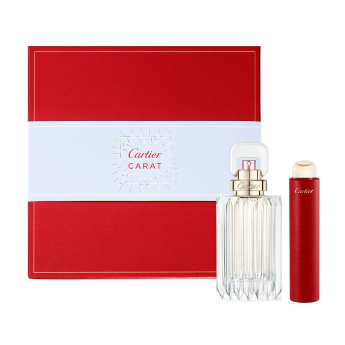 Image of Cartier Carat Eau De Parfum Spray 100ml Set 2 Parti 2019
