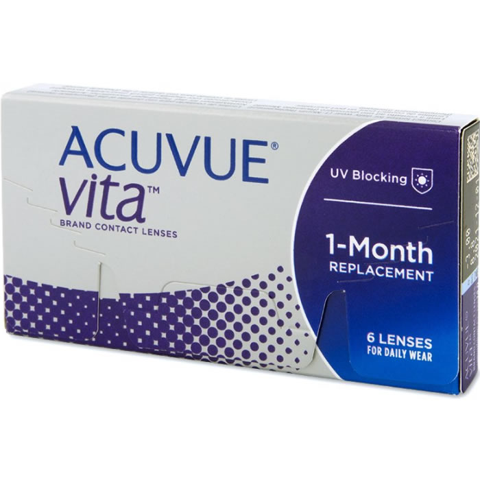 Image of Acuvue Vita Contact Lenses 1 Mounth Replacement -2.50 BC/8.4 6 Unità033