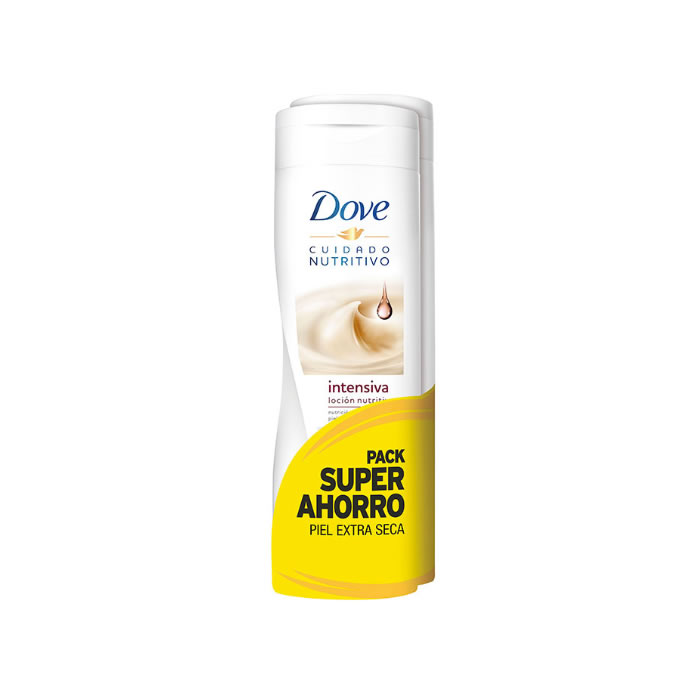 Image of Dove Body Lotion Intensive Extra Dry Skin 400ml + 400ml